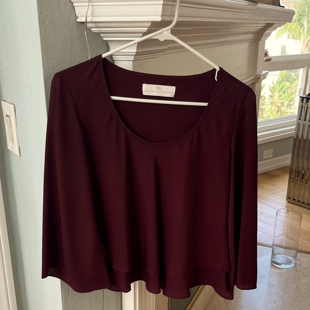 Scoop neck all occasion blouse